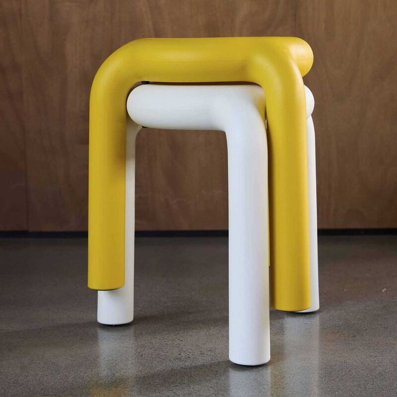 Città Piccolo Stool 41x41x44cm - Warm White image number 2
